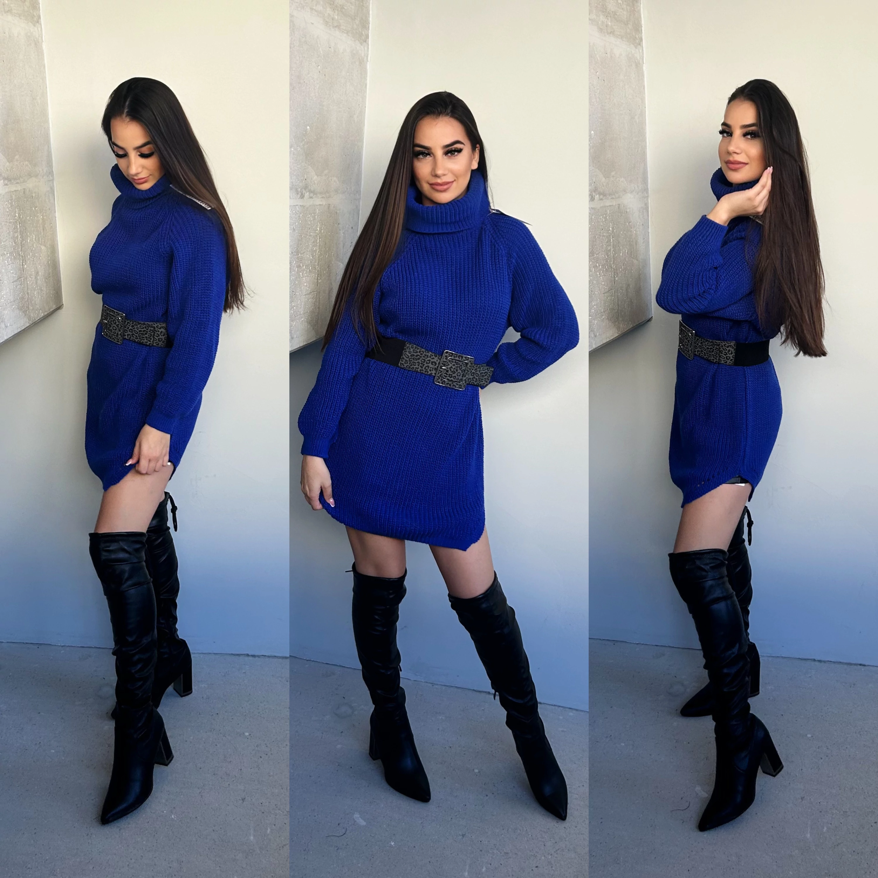 Cozy Chic Kötött Ruha – Stílusos és Meleg Női Kötött Ruha