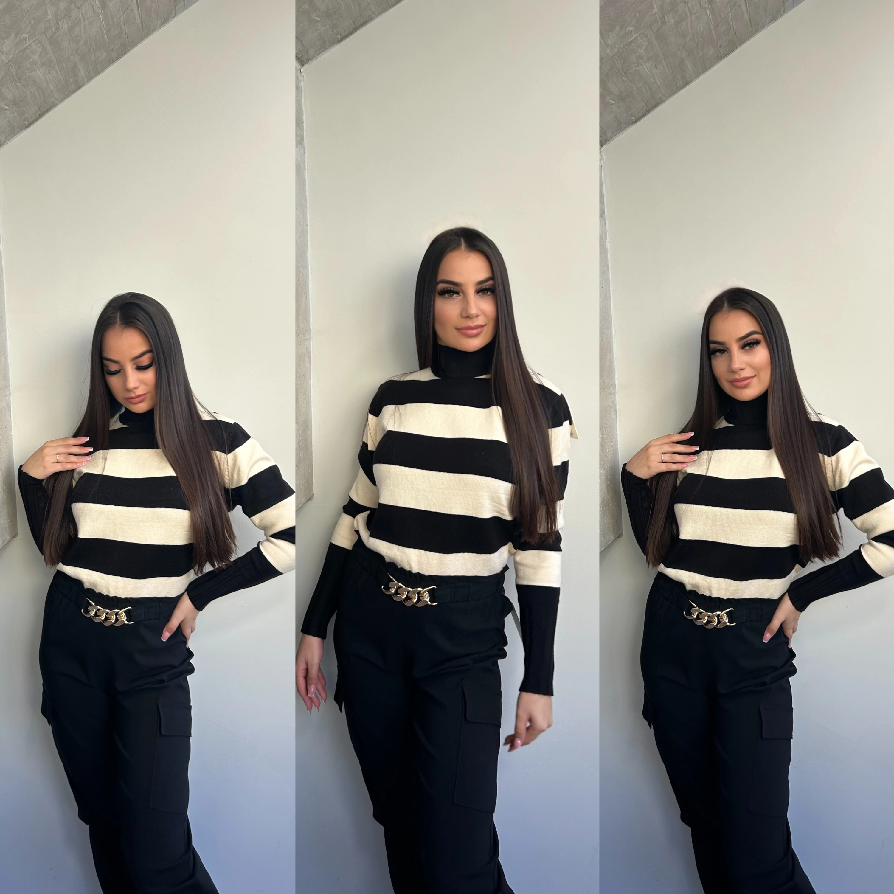 Kényelmes és modern darab, amely tökéletes hétköznapi és alkalmi szettekhez egyaránt. Kényelmes és modern darab, amely tökéletes hétköznapi és alkalmi szettekhez egyaránt.