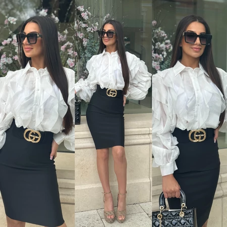 Alakformáló fekete szoknya