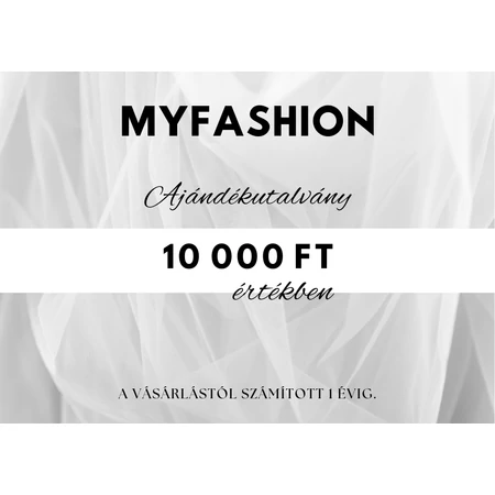 Myfashion Ajándékutalvány – 1 évig felhasználható