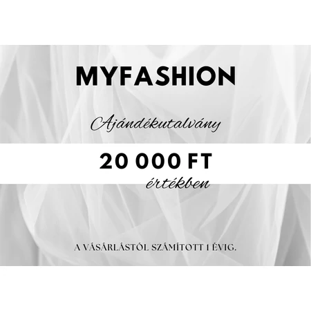 Myfashion Ajándékutalvány – 1 évig felhasználható