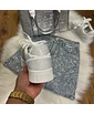 Kép 3/4 - Strasszköves fehér sneaker