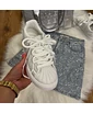 Kép 4/4 - Strasszköves fehér sneaker